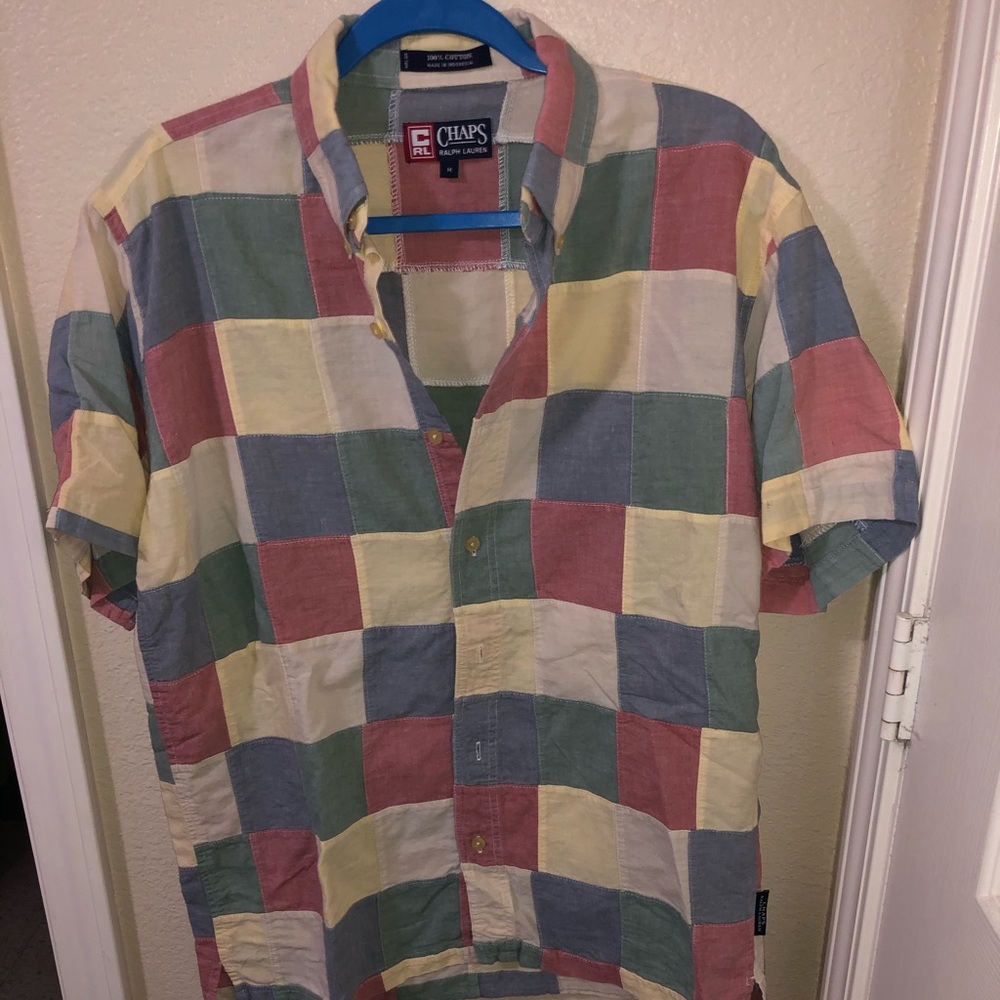 Vintage Chaps Ralph Lauren colorful button down